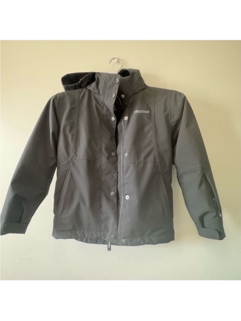 Marmot Kids Charcoal Ski Jacket Size Small